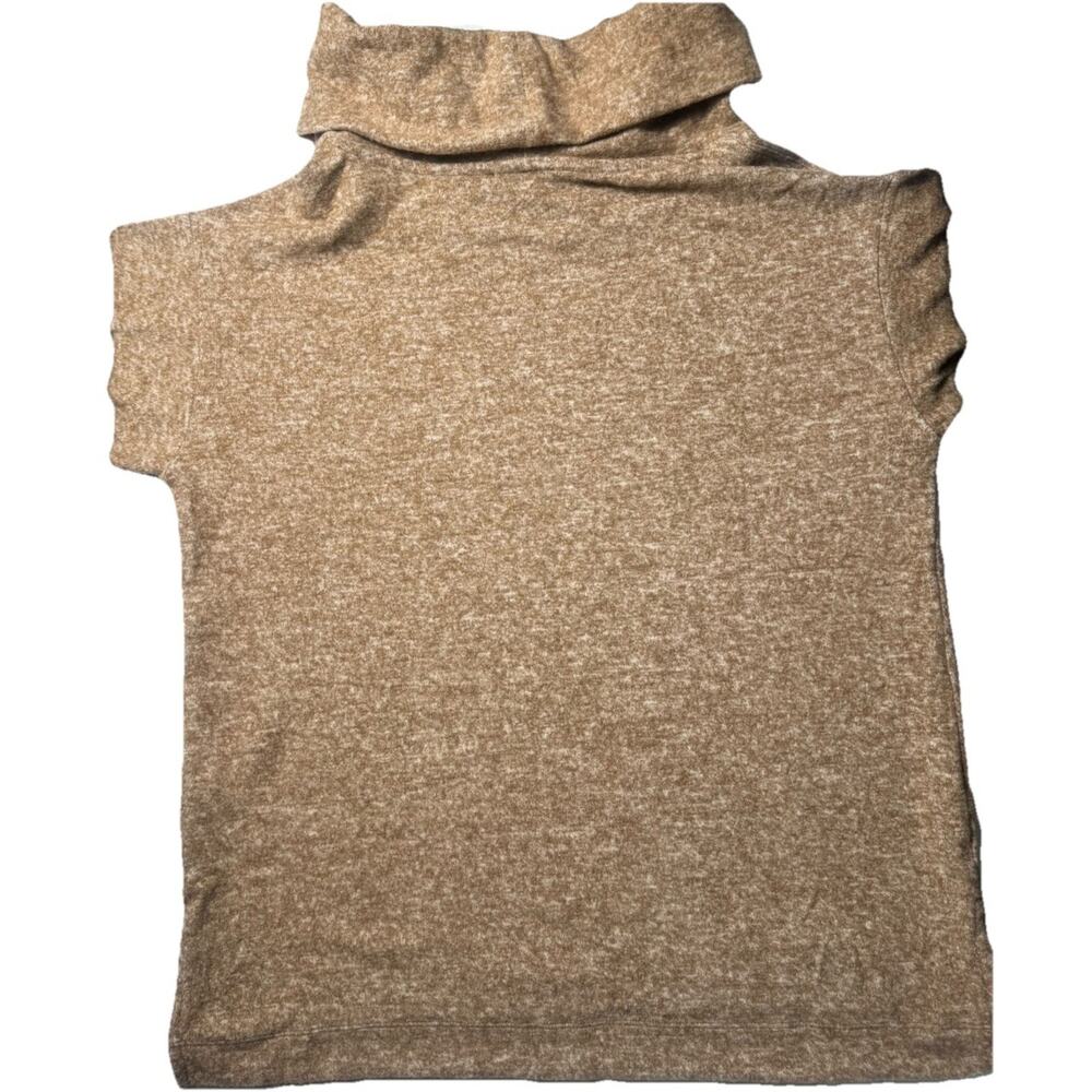 Maeve Anthropologie Brown Coffee Turtleneck Cowl Sweater Size S - Picture 2 of 3
